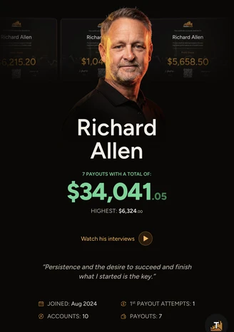 Richard Allen’s Success Journey profile