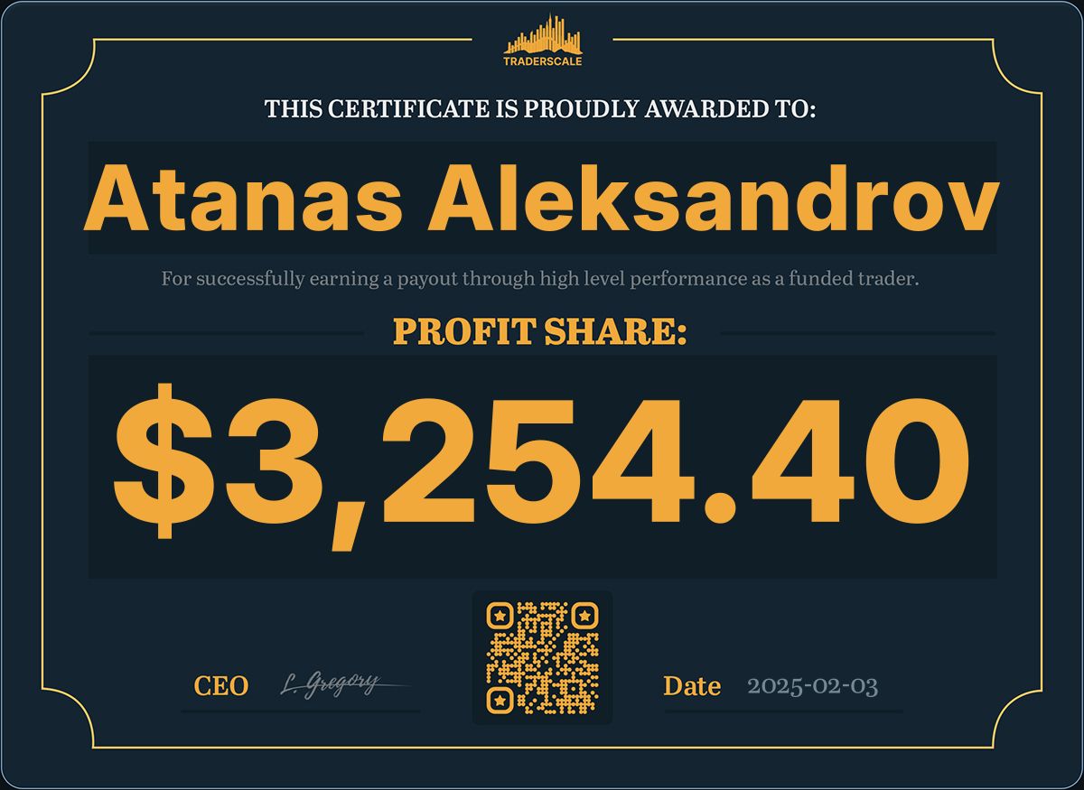 Traderscale Certificate