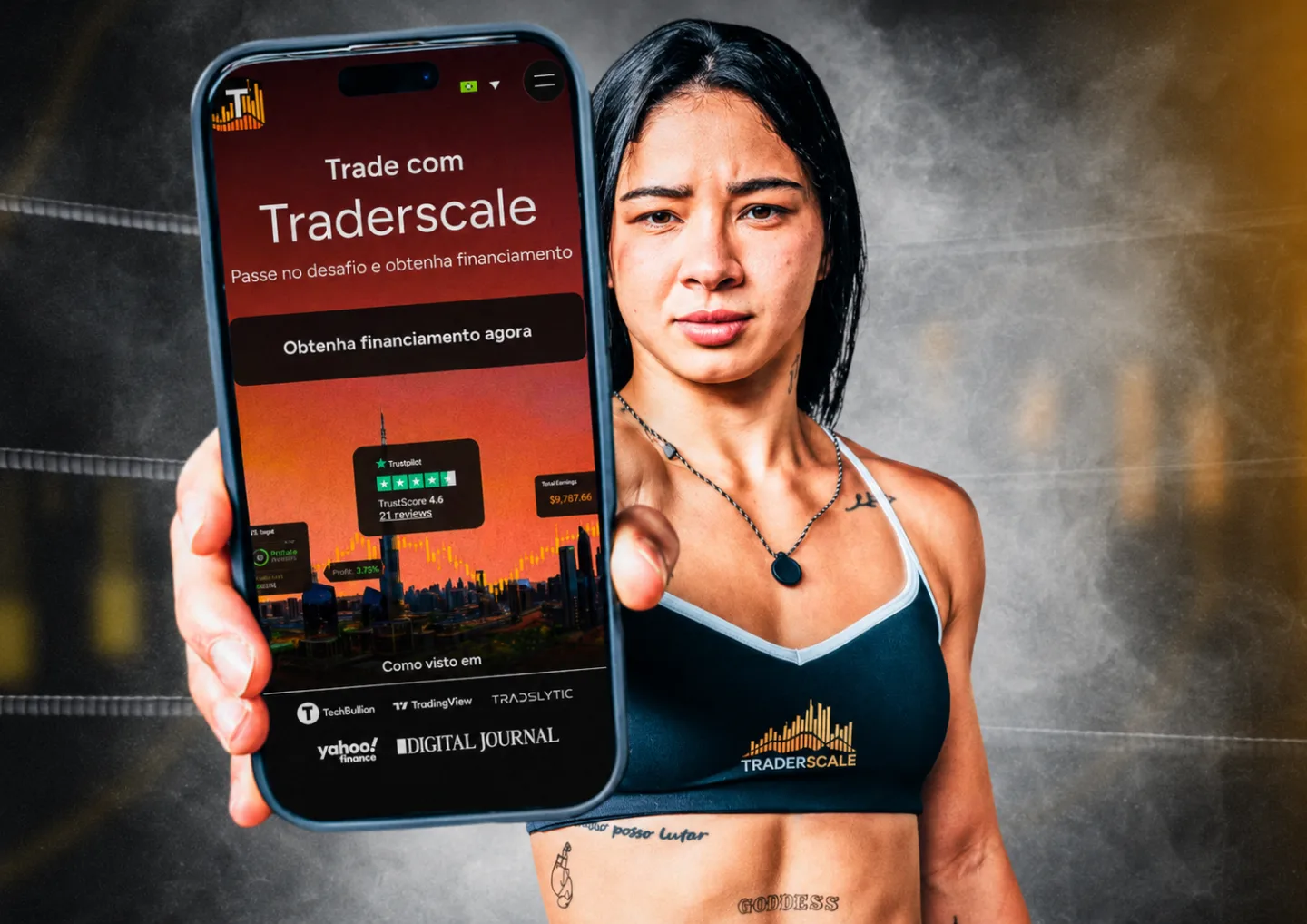 Allycia Rodrigues, 6x Muay Thai World Champion and Traderscale ambassador
